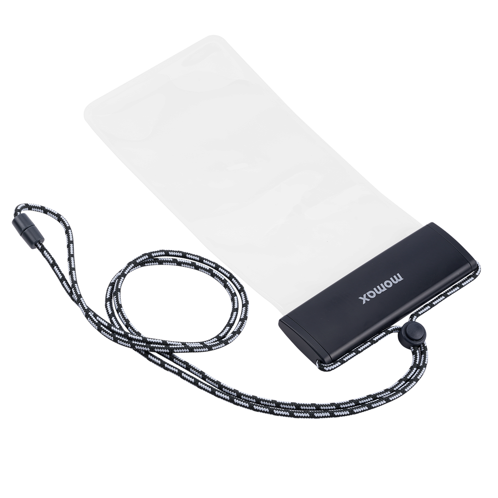 MOMAX WATERPROOF POUCH UNIVERSAL WITH NECK STRAP - Best Buy Tech