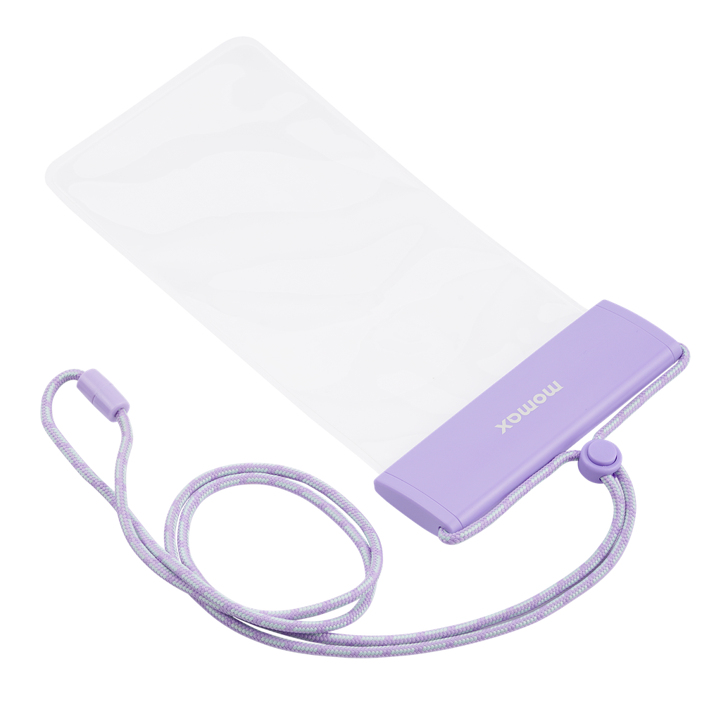 MOMAX WATERPROOF POUCH UNIVERSAL WITH NECK STRAP - Best Buy Tech