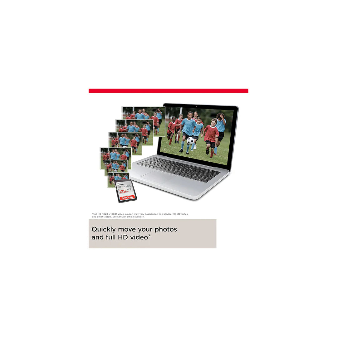 SANDISK ULTRA UHS I 128-GB MICRO SD CARD 140MB/s R
