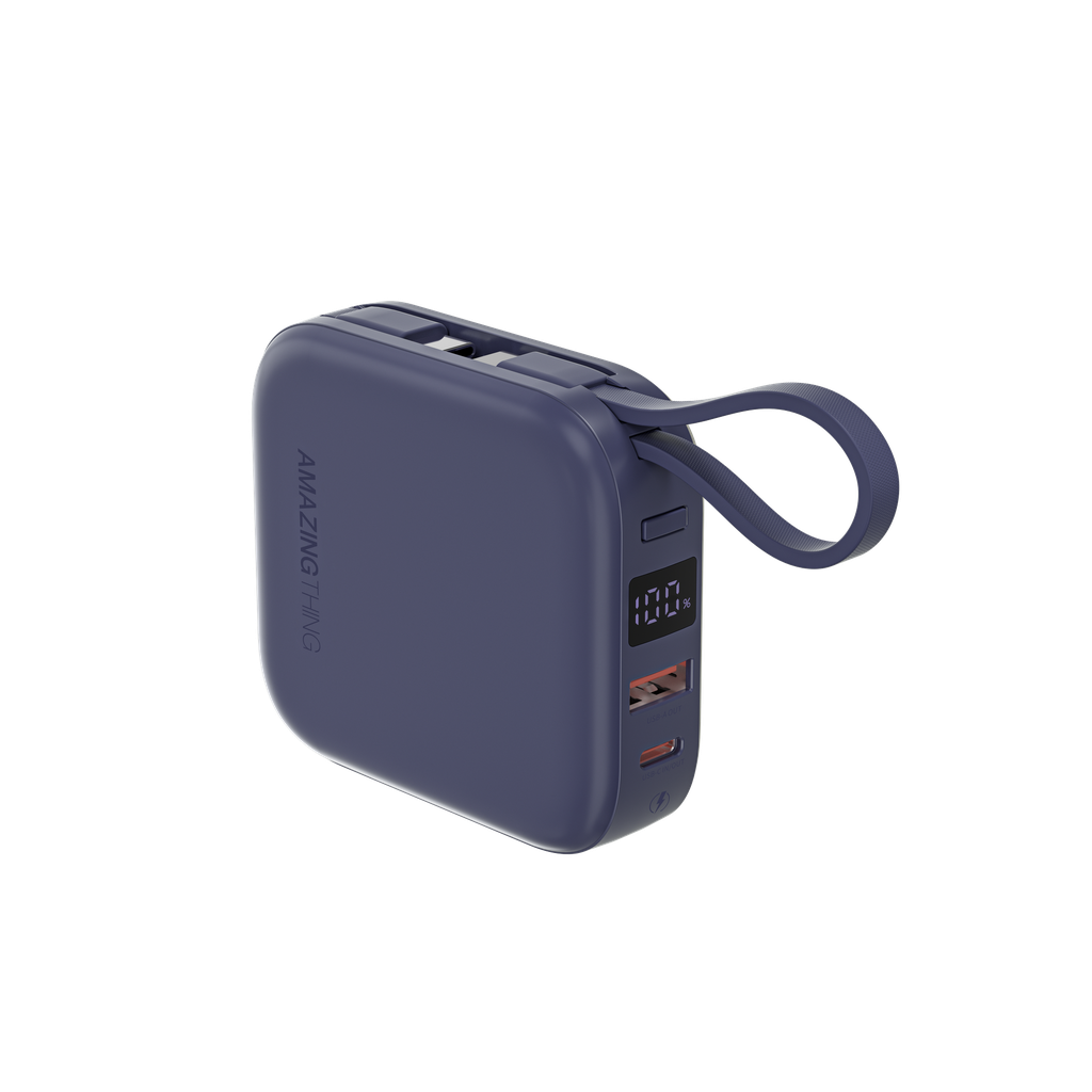 AMAZING THING THUNDER GO 10000mAh POWER BANK WITH BUILT-IN 2 USB-C CABLES - Best Buy Tech