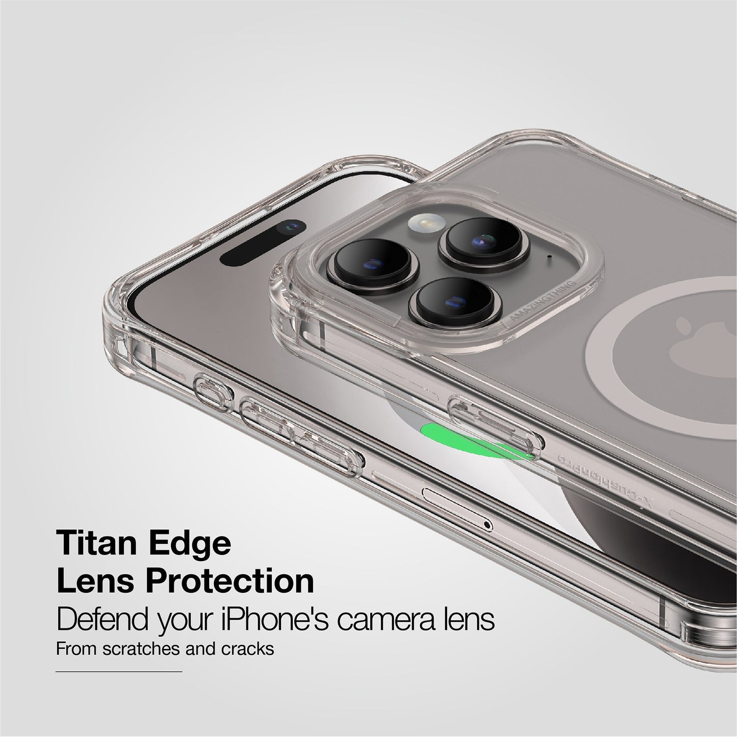 AMAZING THING TITAN EDGE MAGSAFE DROP PROOF CASE FOR IPHONE 15 6.1 PRO 2023 - ALAMAT