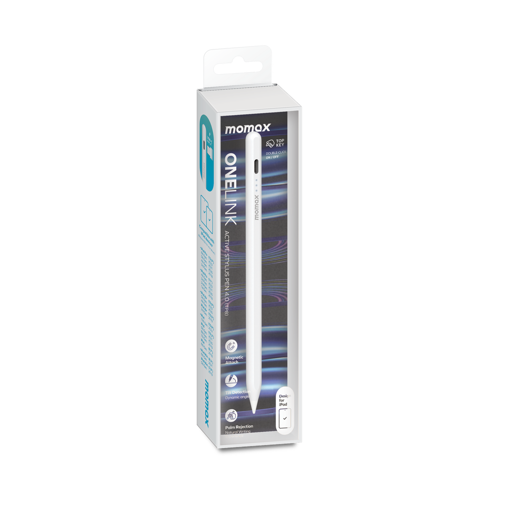 MOMAX ONELINK ACTIVE STYLUS PEN 4.0 FOR IPAD - Best Buy Tech