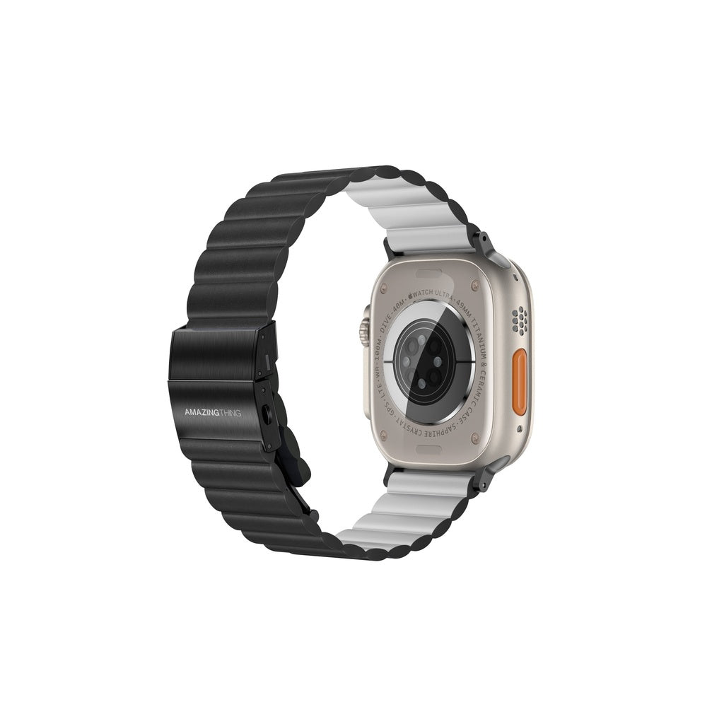 AMAZING THING GLAMOUR SENSE LEATHER BAND WITH TITANLINK FOR APPLE WATCH (All Sizes) - Best Buy Tech
