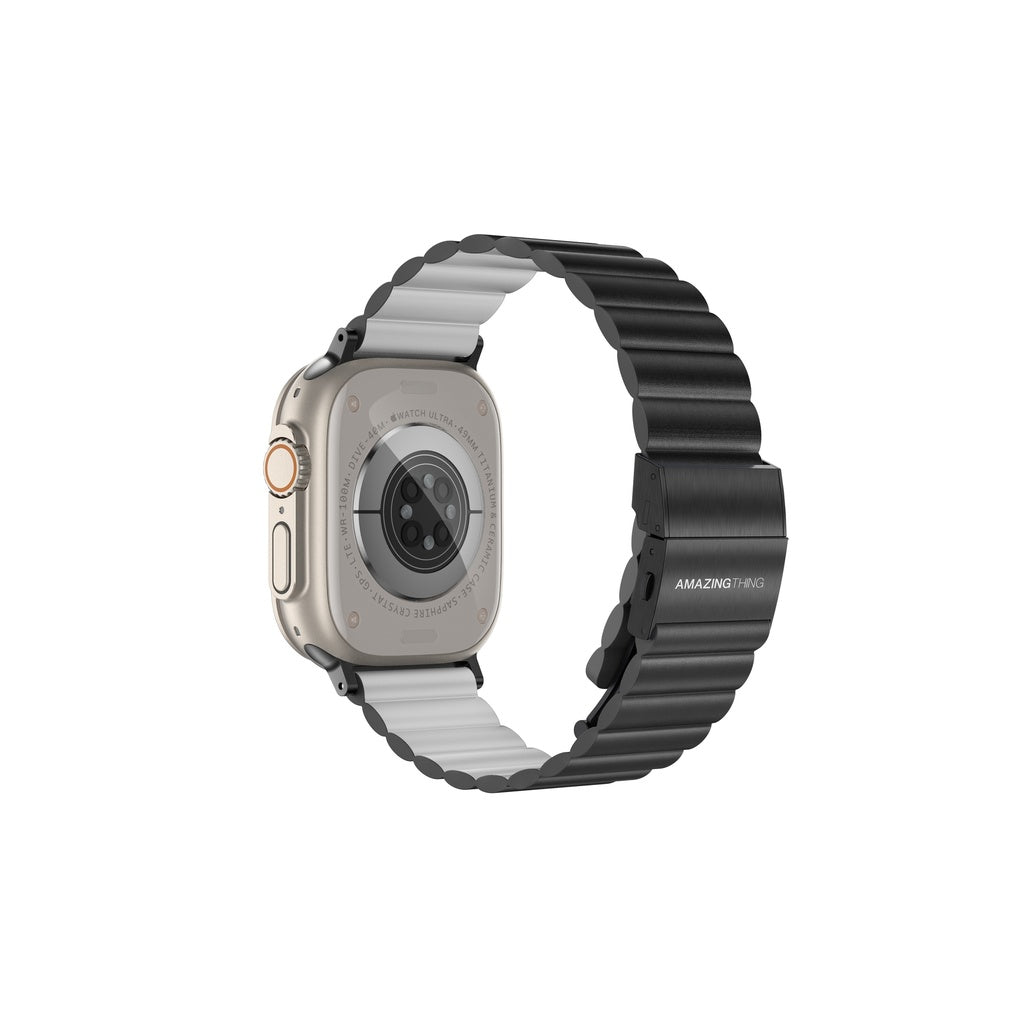 AMAZING THING GLAMOUR SENSE LEATHER BAND WITH TITANLINK FOR APPLE WATCH (All Sizes) - Best Buy Tech