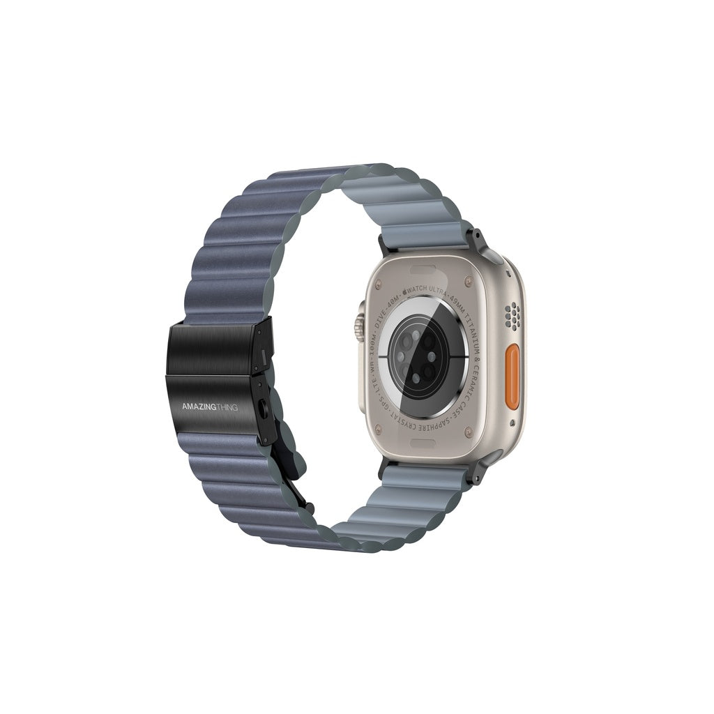 AMAZING THING GLAMOUR SENSE LEATHER BAND WITH TITANLINK FOR APPLE WATCH (All Sizes) - Best Buy Tech