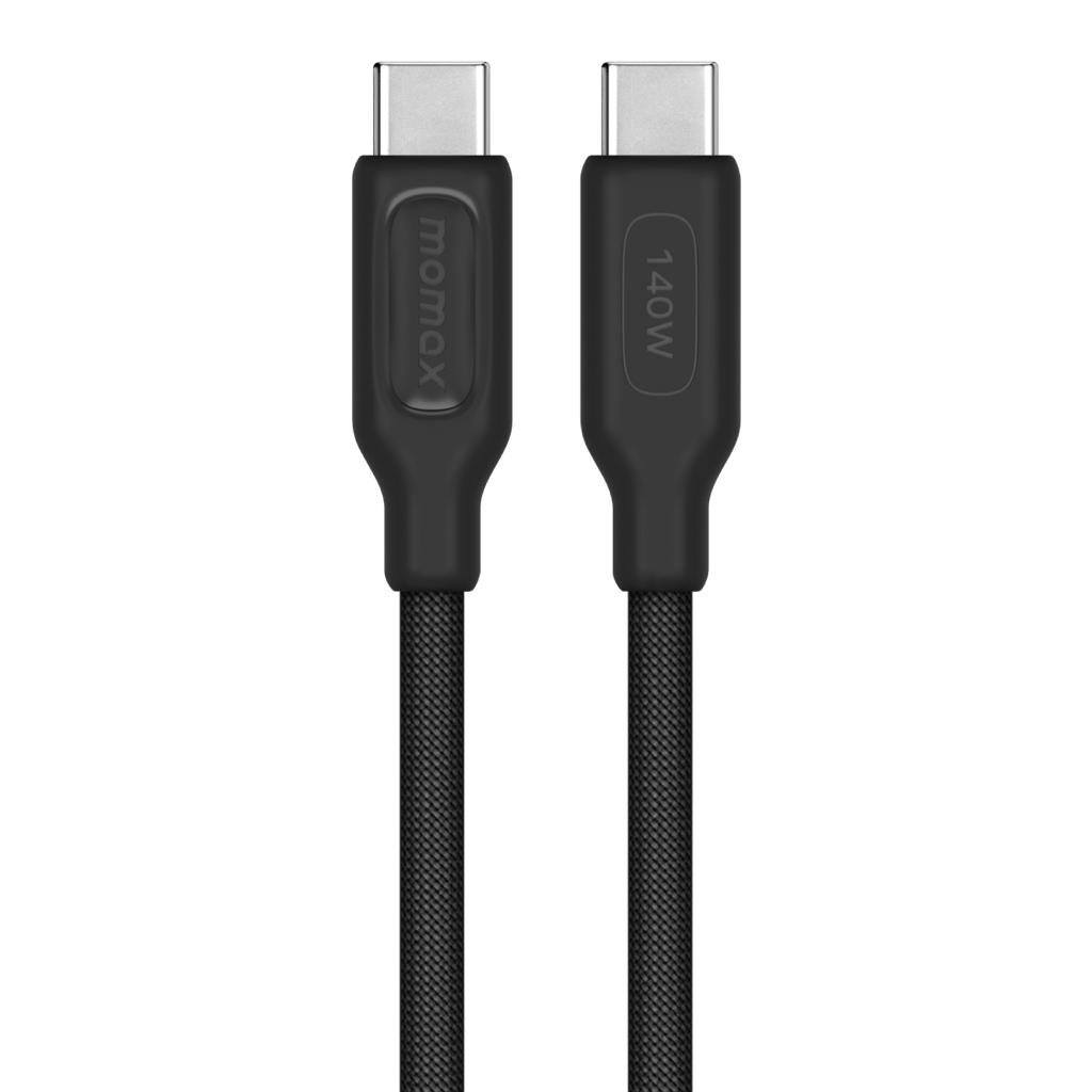 MOMAX 1-WORLD 140W GAN 4 PORTS AC TRAVEL ADAPTER INCLUDING 140W USB-C TO USB-C CABLE - ALAMAT
