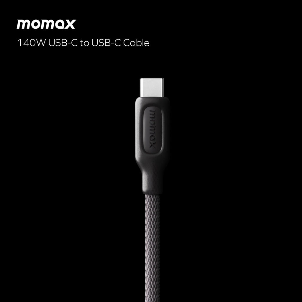 MOMAX 1-WORLD 140W GAN 4 PORTS AC TRAVEL ADAPTER INCLUDING 140W USB-C TO USB-C CABLE - ALAMAT