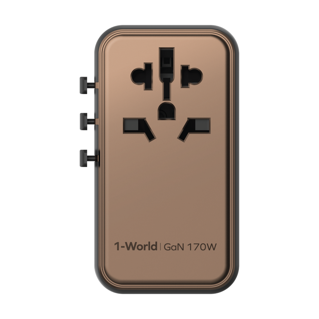 MOMAX 1-WORLD 170W GAN 4 PORT TRAVEL ADAPTER - Best Buy Tech