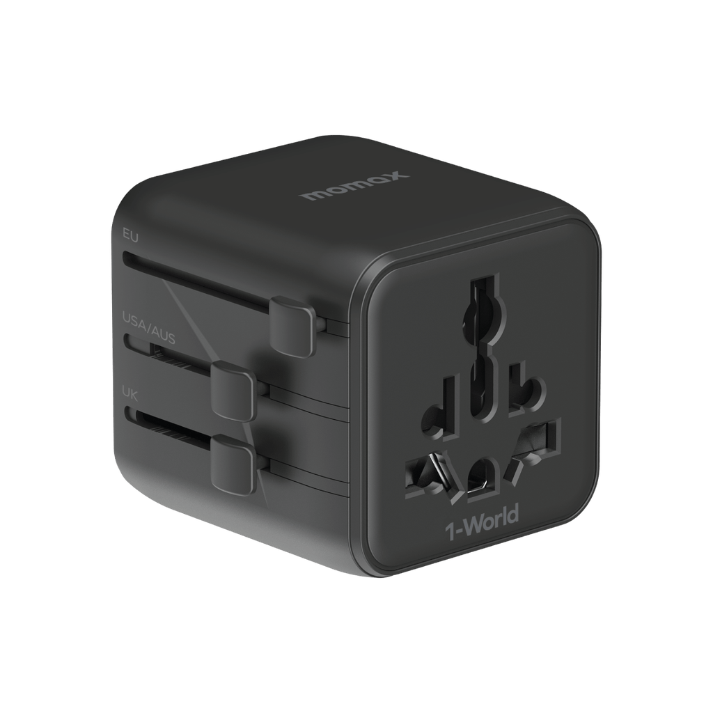 MOMAX 1-WORLD 20W TRAVEL ADAPTOR - Best Buy Tech