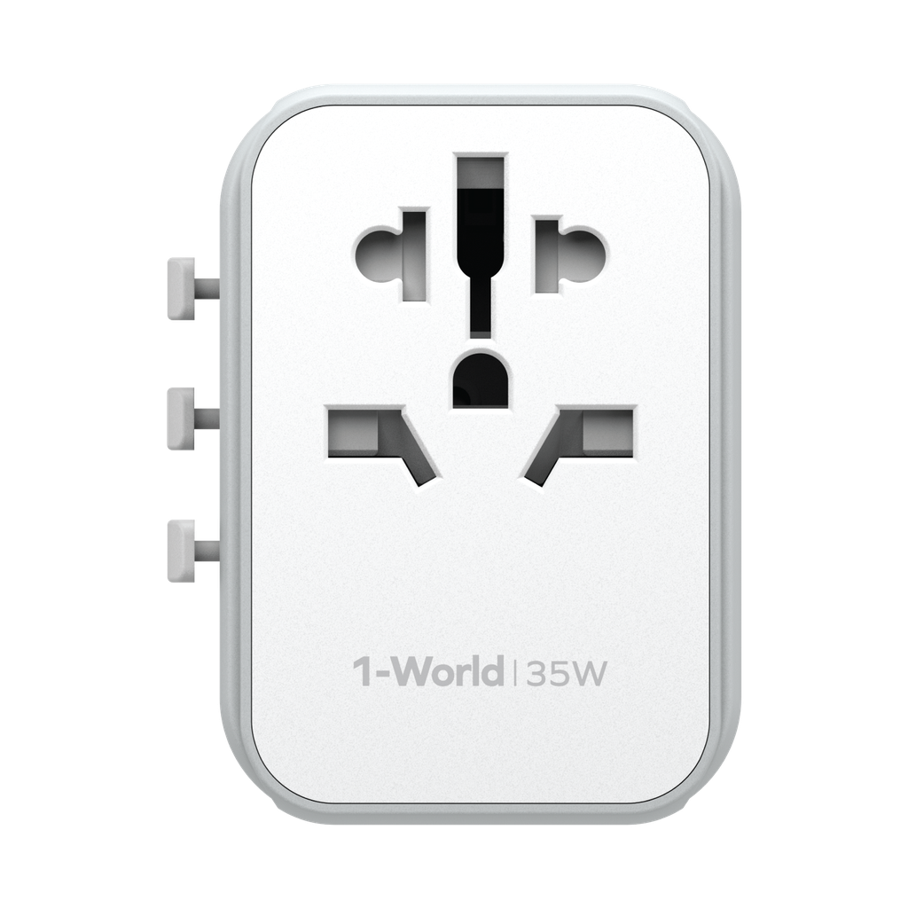 MOMAX 1WORLD PD35W 5 PORTS AC TRAVEL CHARGER - ALAMAT