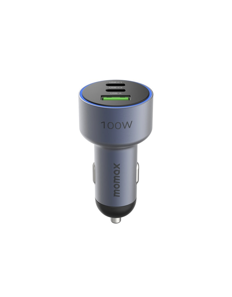 MOMAX MOVE 100W TRIPLE PORT CAR CHARGER - ALAMAT