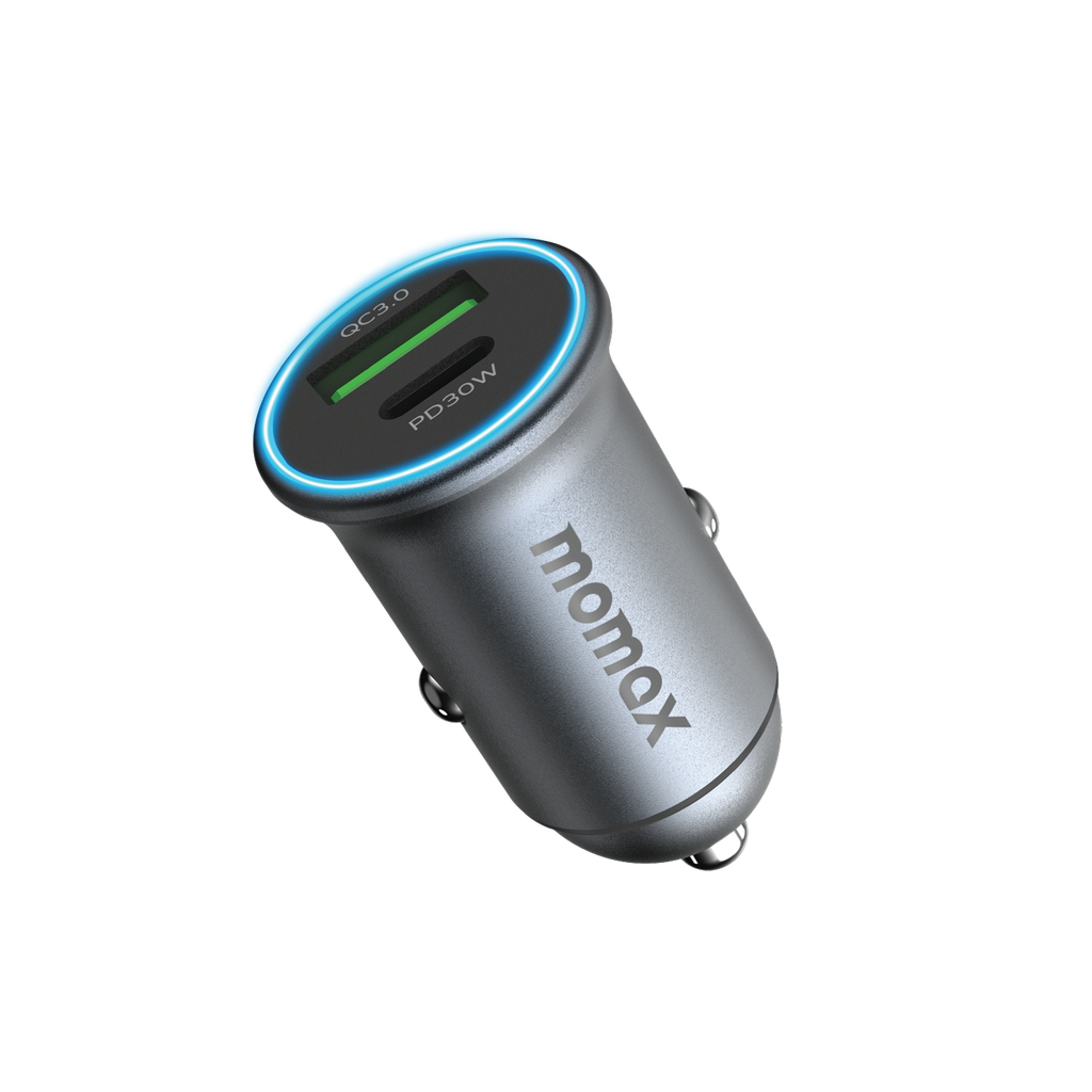 MOMAX MOVE 30W DUAL PORT CAR CHARGER - ALAMAT