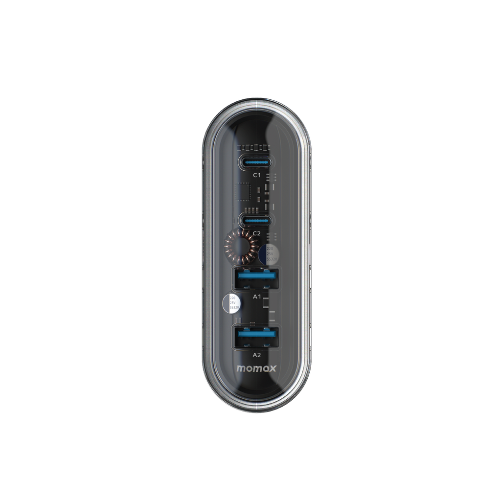MOMAX 1-CHARGER FLOW PD 80W 4 PORTS GAN DESKTOP CHARGER - ALAMAT