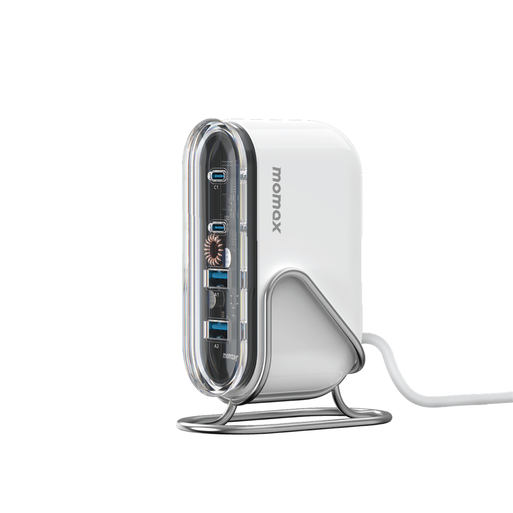 MOMAX 1-CHARGER FLOW PD 80W 4 PORTS GAN DESKTOP CHARGER - ALAMAT