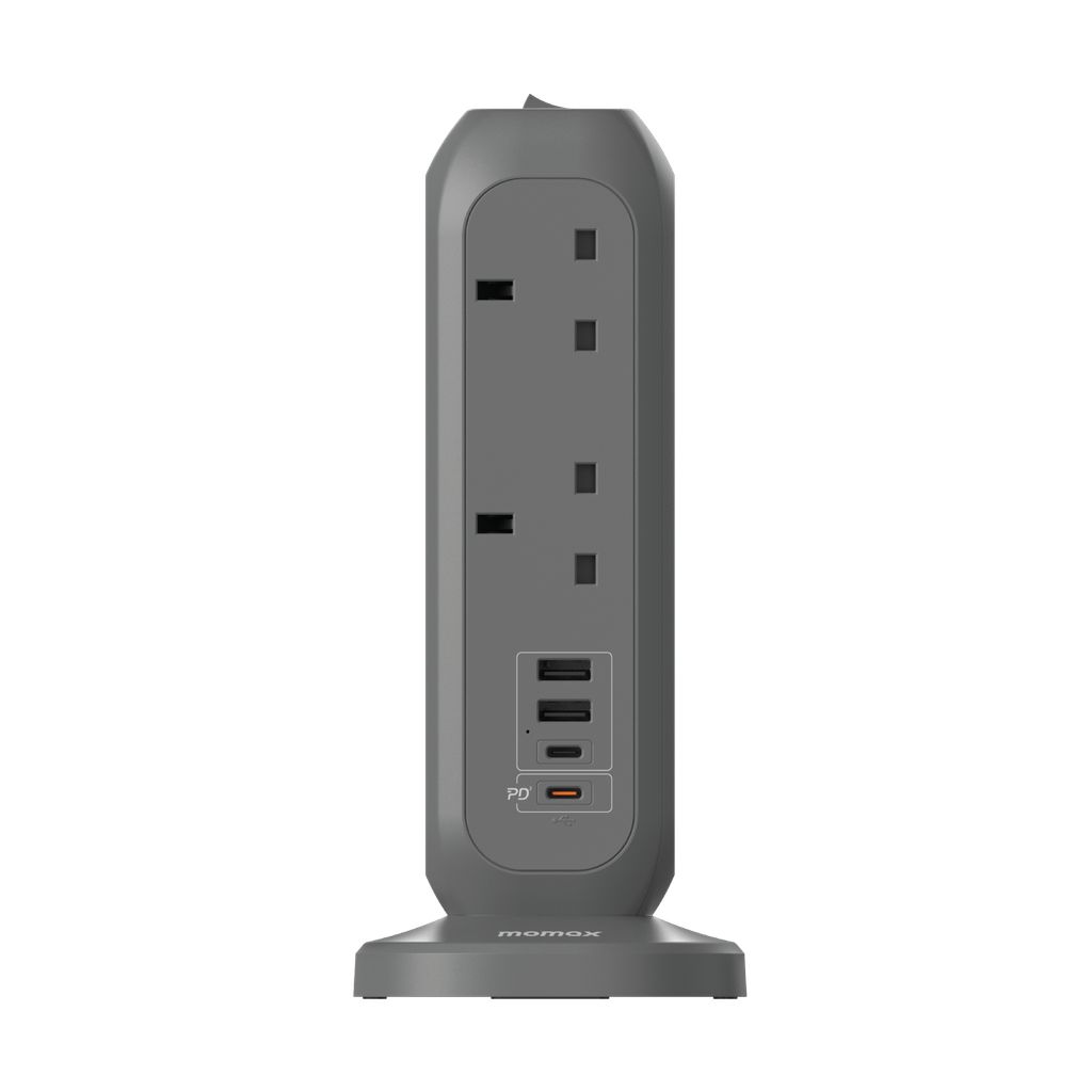 MOMAX ONEPLUG 11-OUTLET POWER STRIP WITH USB - ALAMAT