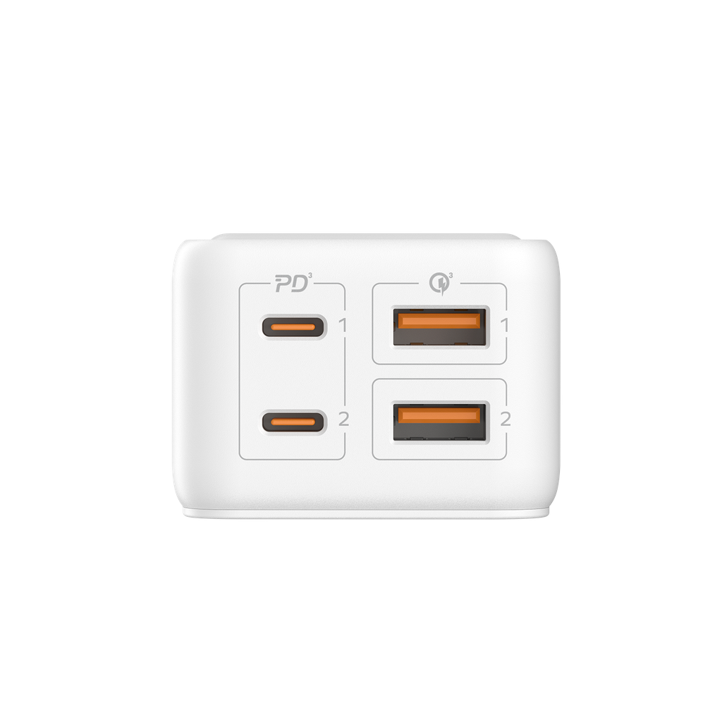 MOMAX ONEPLUG 65W GAN EXTENSION CORD WITH USB - ALAMAT