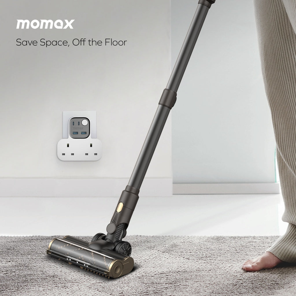 MOMAX 1-CHARGER WORK FLOW T-SHAPED EXTENTION 2 SOCKET WITH USB - Best Buy Tech