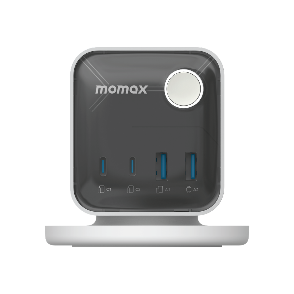 MOMAX 1-CHARGE WORK FLOW 3-OUTLET POWER CUBE WITH USB - Best Buy Tech