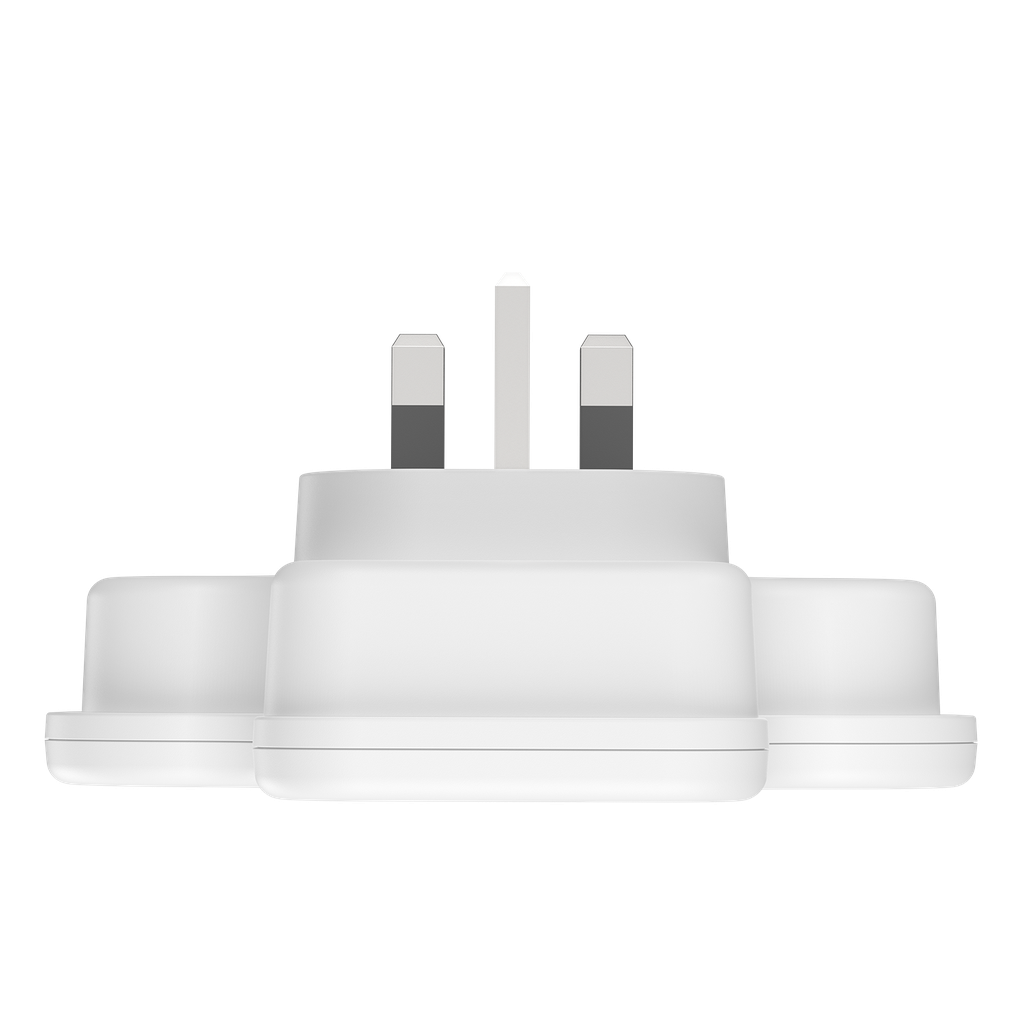 MOMAX ONEPLUG 3 OUTLET T-SHAPED EXTENSION SOCKET WITH USB - ALAMAT