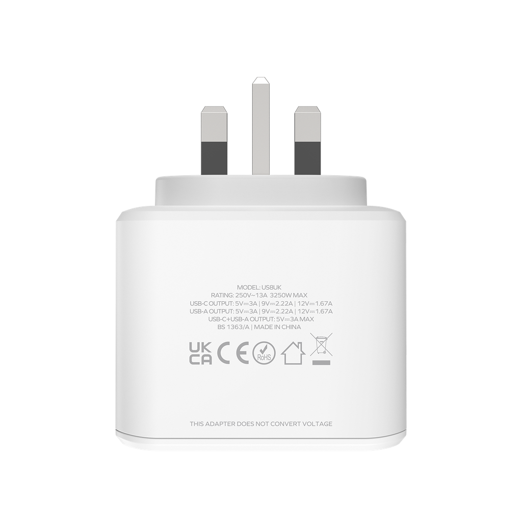 MOMAX ONEPLUG 3 OUTLET CUBE EXTENSION SOCKET WITH USB - ALAMAT