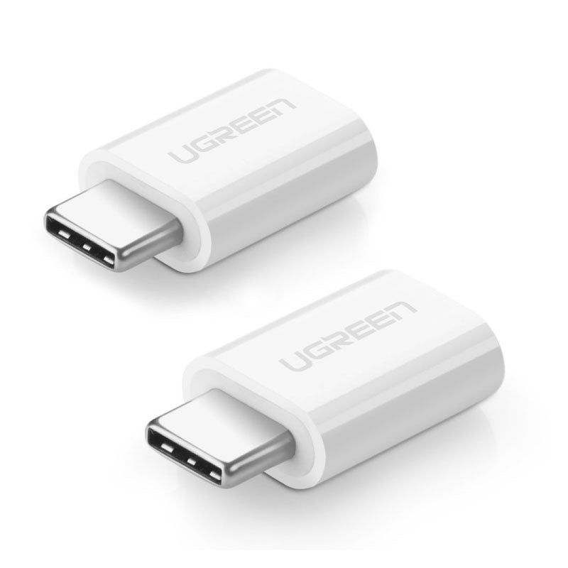 Ugreen Usb-C 3.1 To Micro Usb Adapter Abs Case - White - ALAMAT