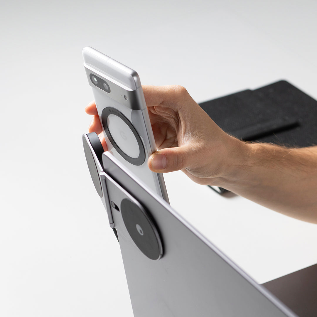 Rolling Square EDGE® Pro Core - Gray - MagSafe phone and tablet holder - ALAMAT