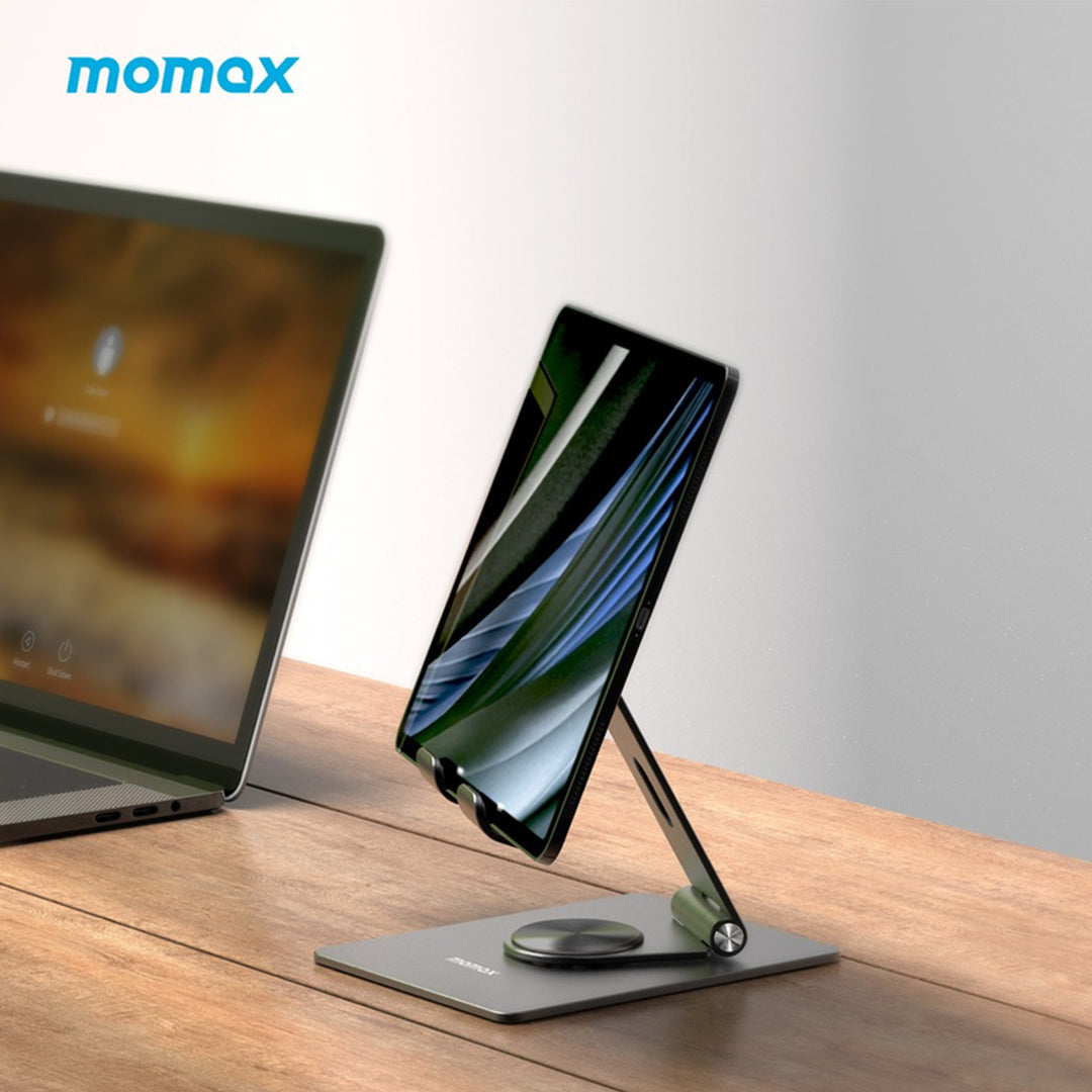MOMAX FOLD STAND ROTATABLE PHONE AND TABLET STAND - ALAMAT