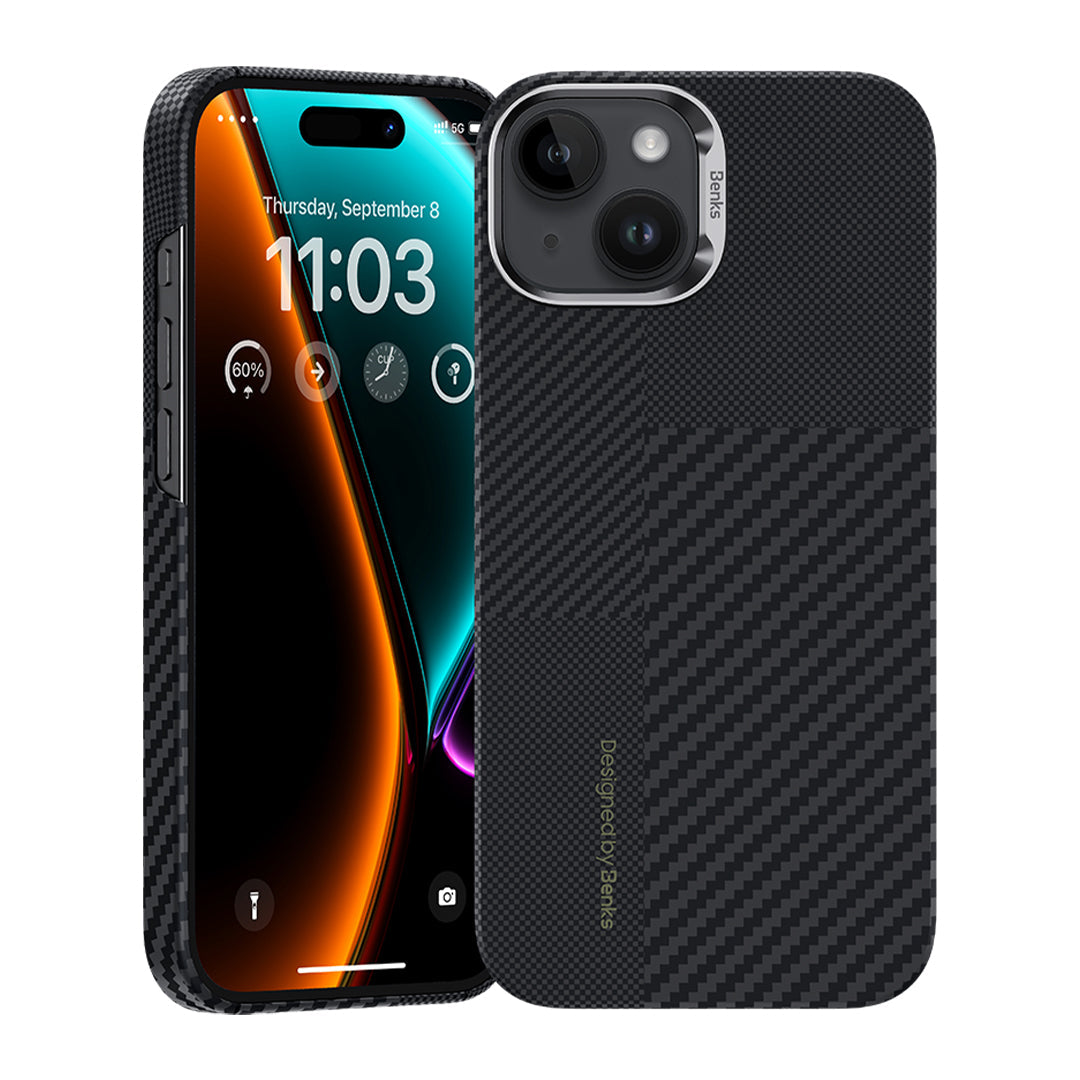 Benks Montage ArmorAir Case built with Kevlar® for iPhone 15 Series - Best Buy Tech