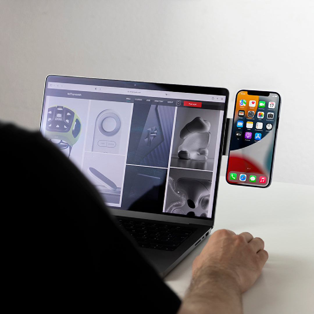 Rolling Square EDGE® Pro Core - Gray - MagSafe phone and tablet holder - ALAMAT
