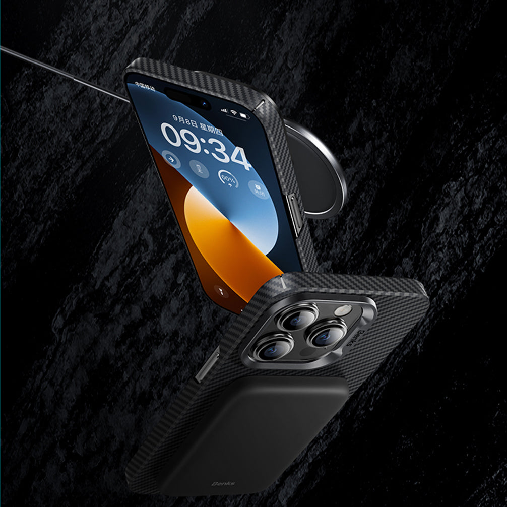 Benks MagClap ArmorAir Case built with Kevlar® Case for iphone 15 Series - Best Buy Tech