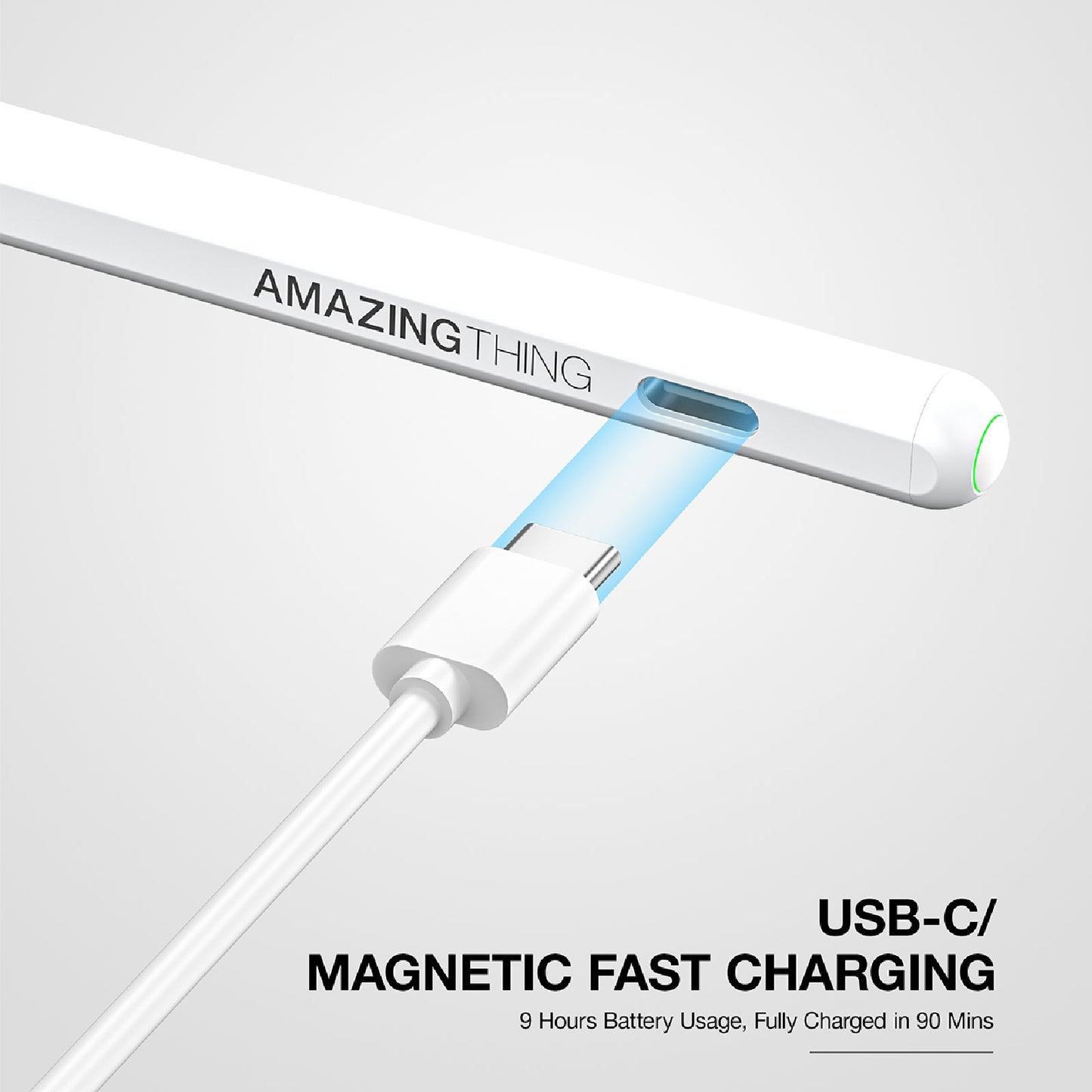 AMAZING THING STYLUS PEN PRO 2 WITH MAGNETIC CHARGING FOR IPAD MINI/PRO/AIR WHITE - ALAMAT