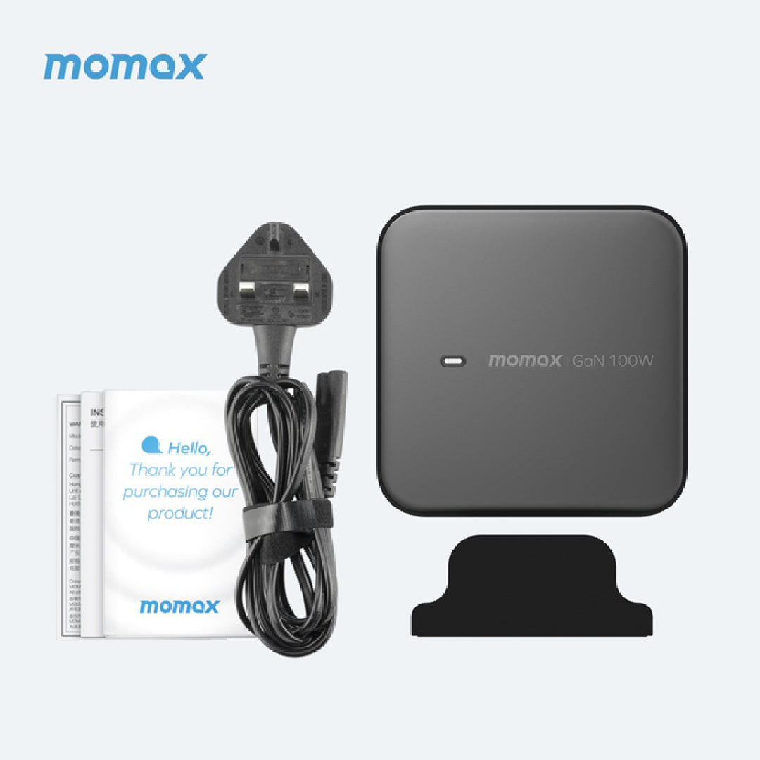 MOMAX ONEPLUG 100W 4 PORT GAN DESKTOP CHARGER - ALAMAT