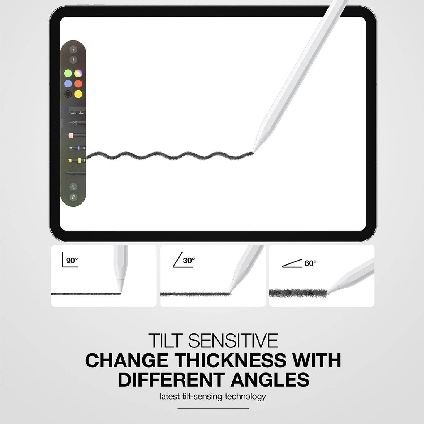 AMAZING THING STYLUS PEN PRO 2 WITH MAGNETIC CHARGING FOR IPAD MINI/PRO/AIR WHITE - ALAMAT