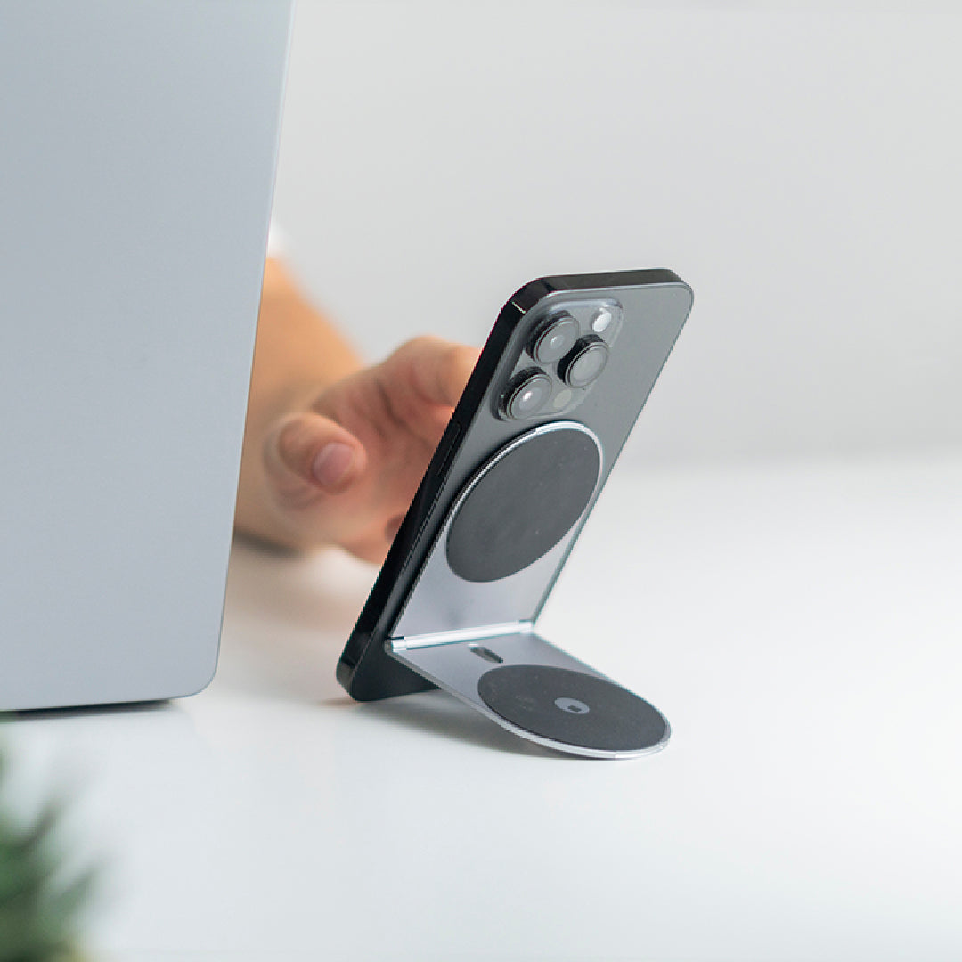 Rolling Square EDGE® Pro Core - Gray - MagSafe phone and tablet holder - ALAMAT