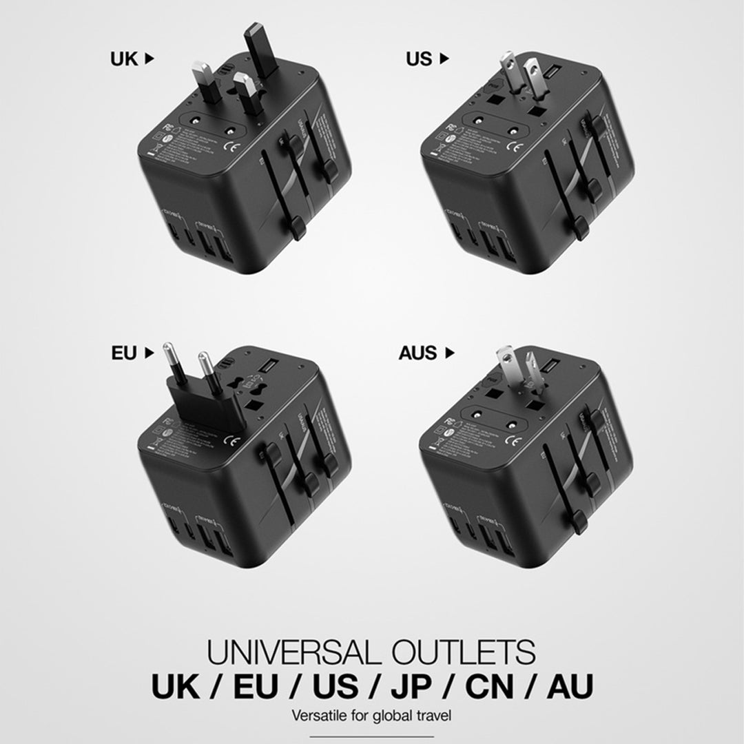 AMAZINGTHING PD35W 2A+3C Travel Adaptor - ALAMAT