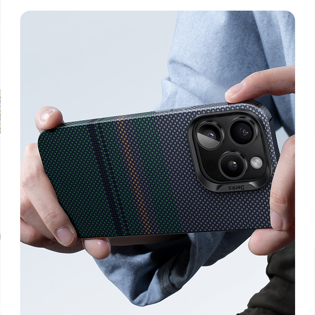 Benks Aurora ArmorAir Case built with Kevlar® for iPhone 15 Series - Best Buy Tech