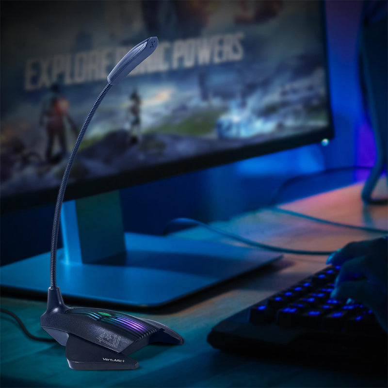 Vertux VertuMic-1 High Definition Anti-Vibration Gaming Microphone With LED alamat.me