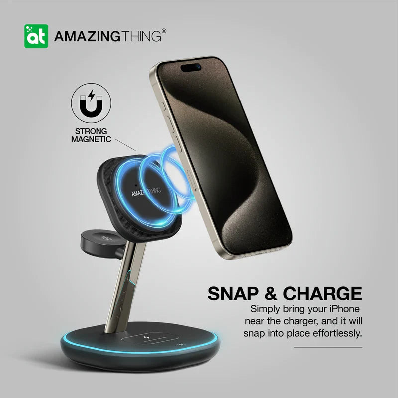 AMAZINGTHING Thunder Pro Mag 3-IN-1 Charging Stations With Stand - ALAMAT