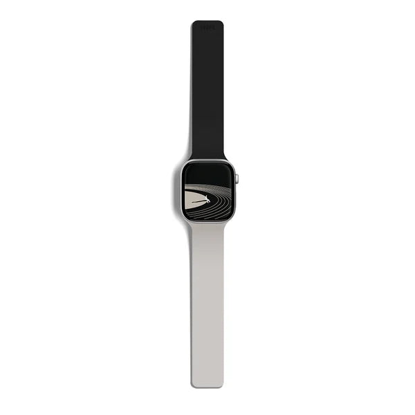 Moft Duo Snap Apple Watch Band Jet Black + Beach White | 42mm