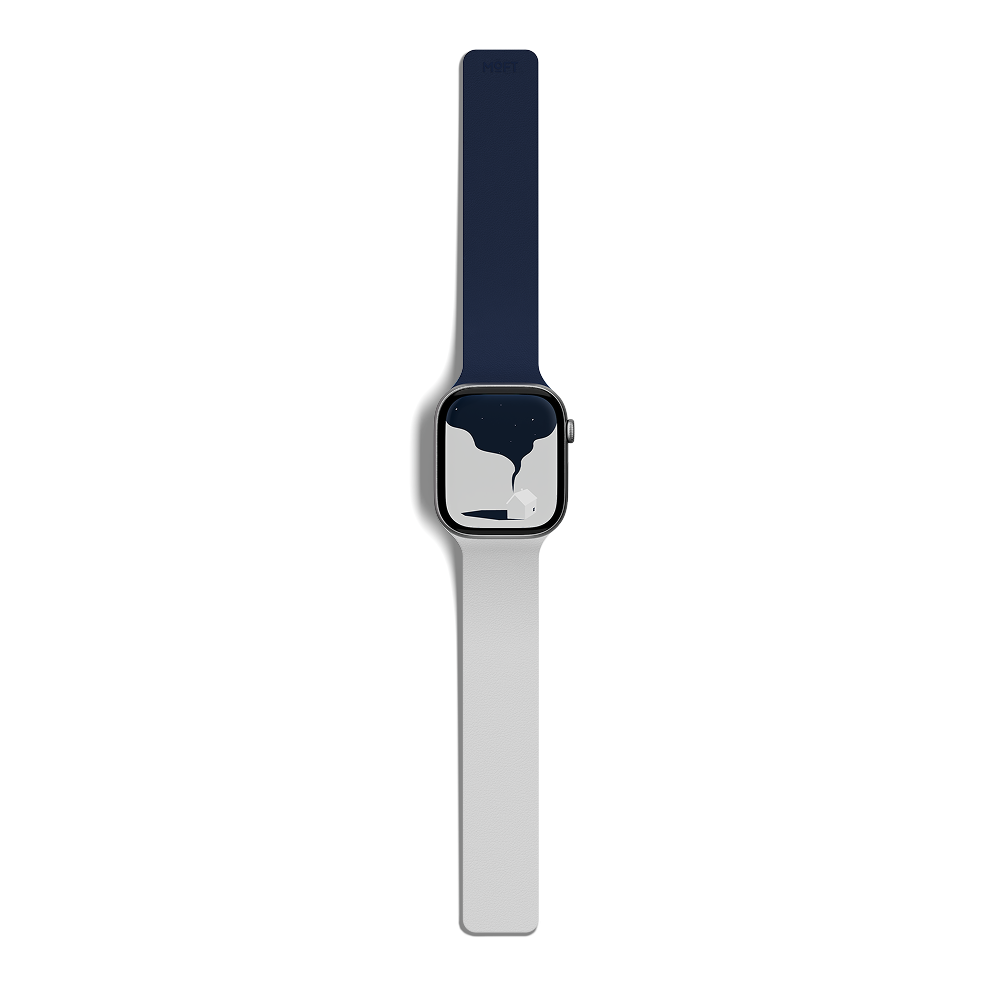 Moft Duo Snap Apple Watch Band Navy Blue +  Misty Cove | 42mm
