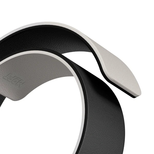 Moft Duo Snap Apple Watch Band Jet Black + Beach White | 46mm