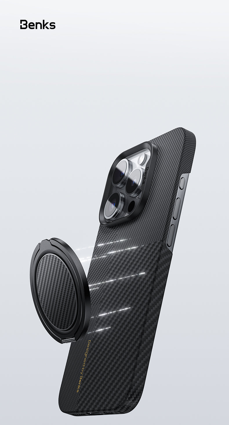 BENKS 360° Rotating MagClap Phone Grip & Stand - Best Buy Tech