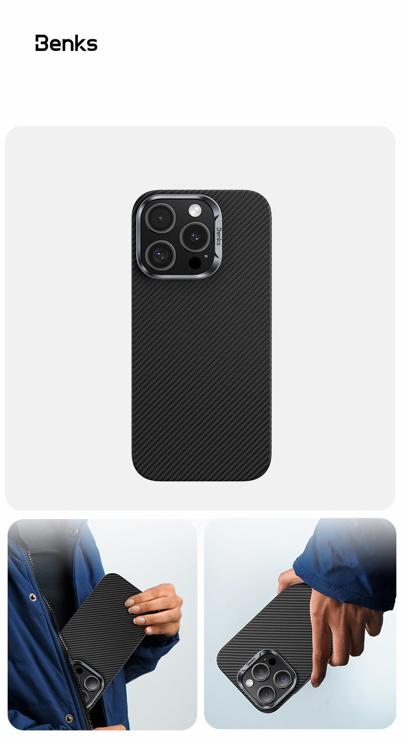 Benks Magnetic ArmorAir Kevlar Case for iPhone 16 Series - Best Buy Tech