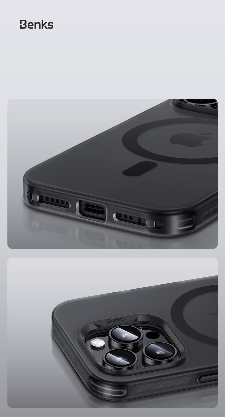Benks Magnetic Lucid Armor Protective Case for iPhone 16 series - Best Buy Tech