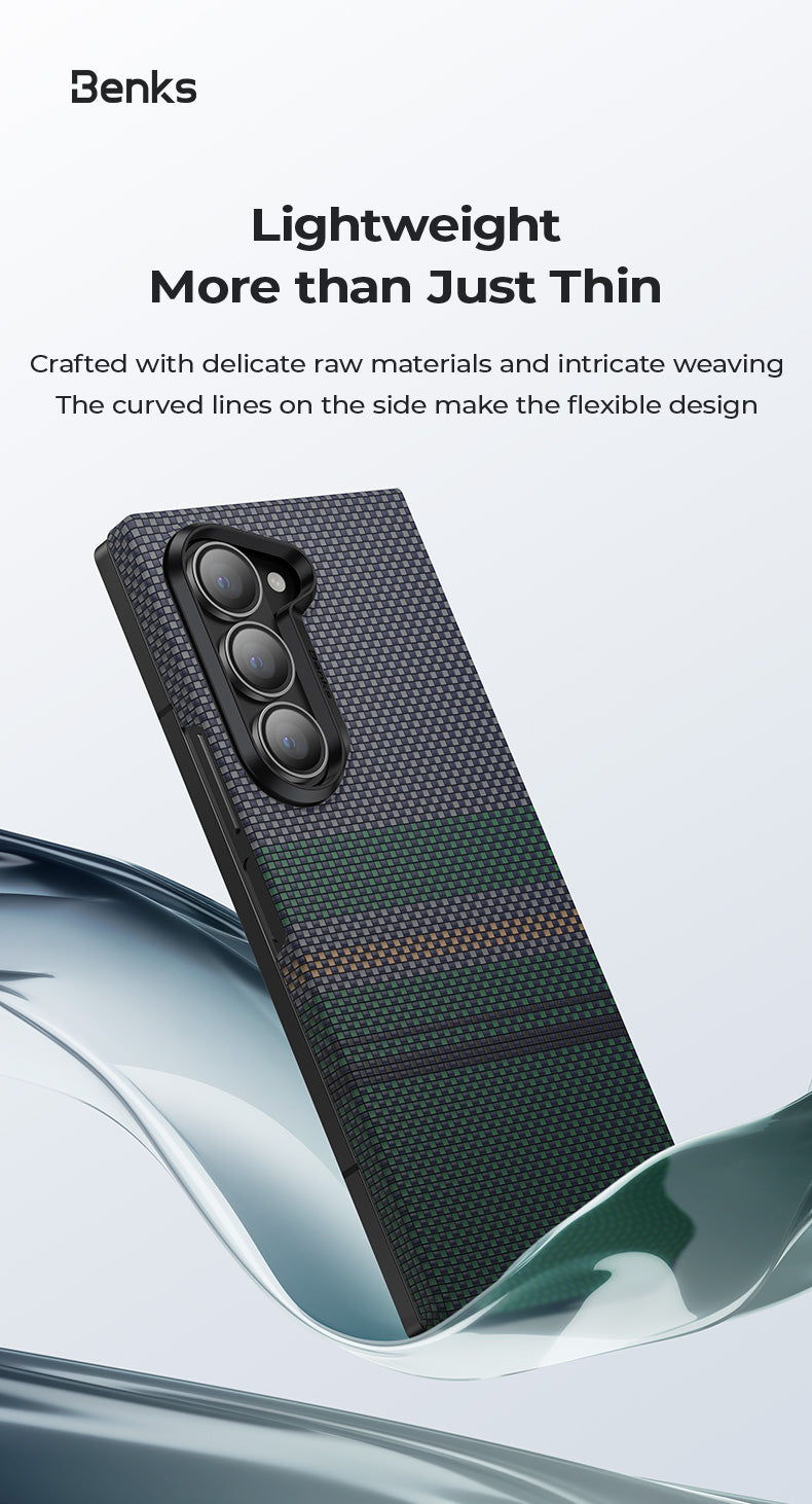 Benks Aurora ArmorAir Case built with Kevlar® for Samsung Z Fold 6 - Best Buy Tech