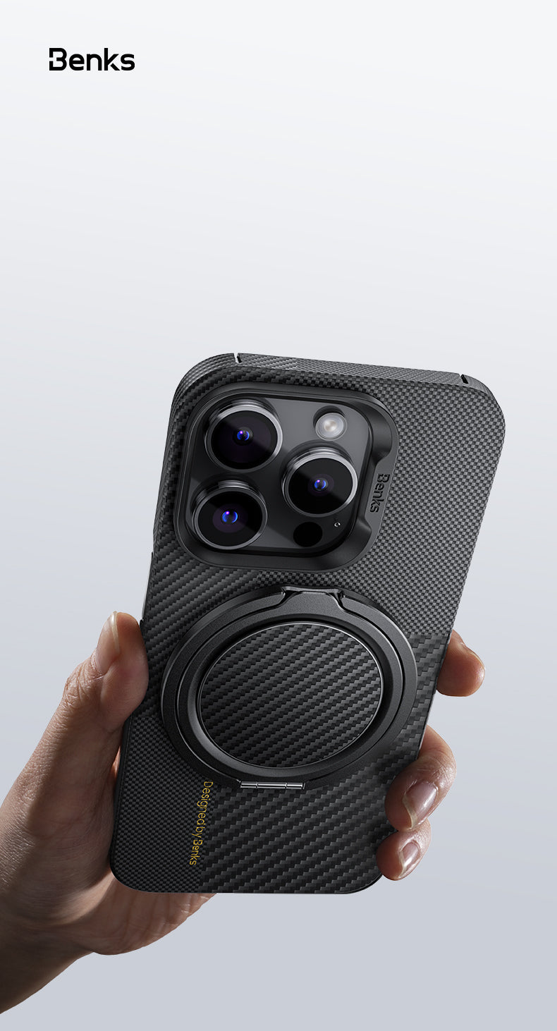 BENKS 360° Rotating MagClap Phone Grip & Stand - Best Buy Tech