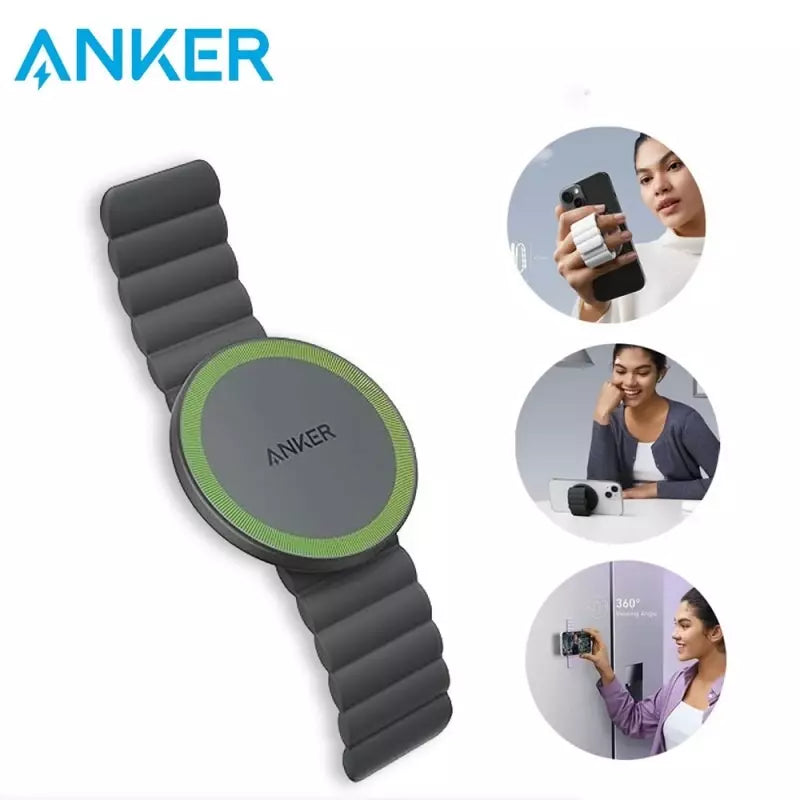 ANKER MAGGO MAGNETIC PHONE GRIP (A25A1H11)- BLACK - Best Buy Tech