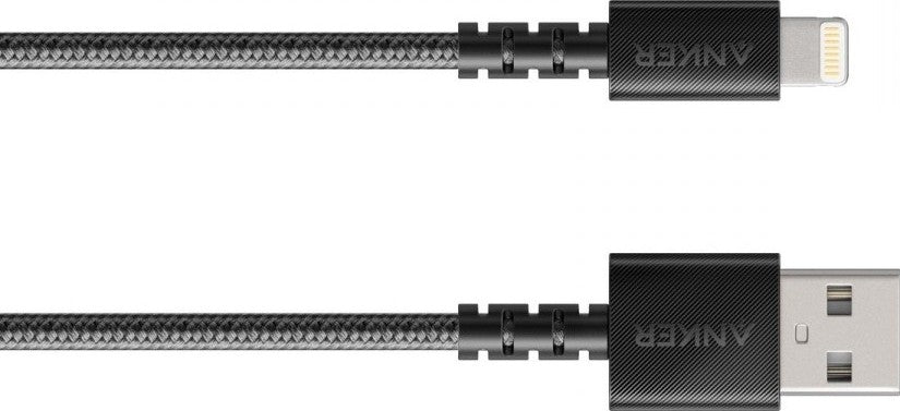 ANKER POWERLINE SELECT+ USB-A CABLE WITH LIGHTNING CONNECTOR 3FT (A8012H12)-BLACK - Best Buy Tech