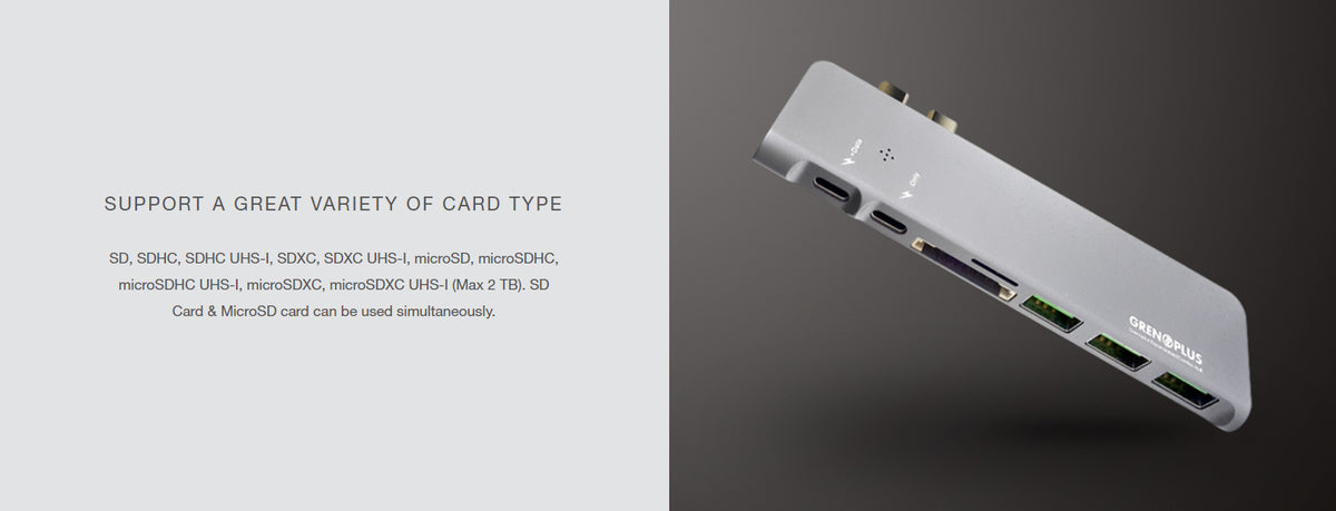 Grenoplus Expandable C 2 Combo Hub 8 in 1 - Best Buy Tech