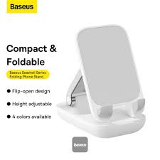 BASEUS SEASHELL SERIES FOLDING PHONE STAND CLUSTER WHITE - Best Buy Tech